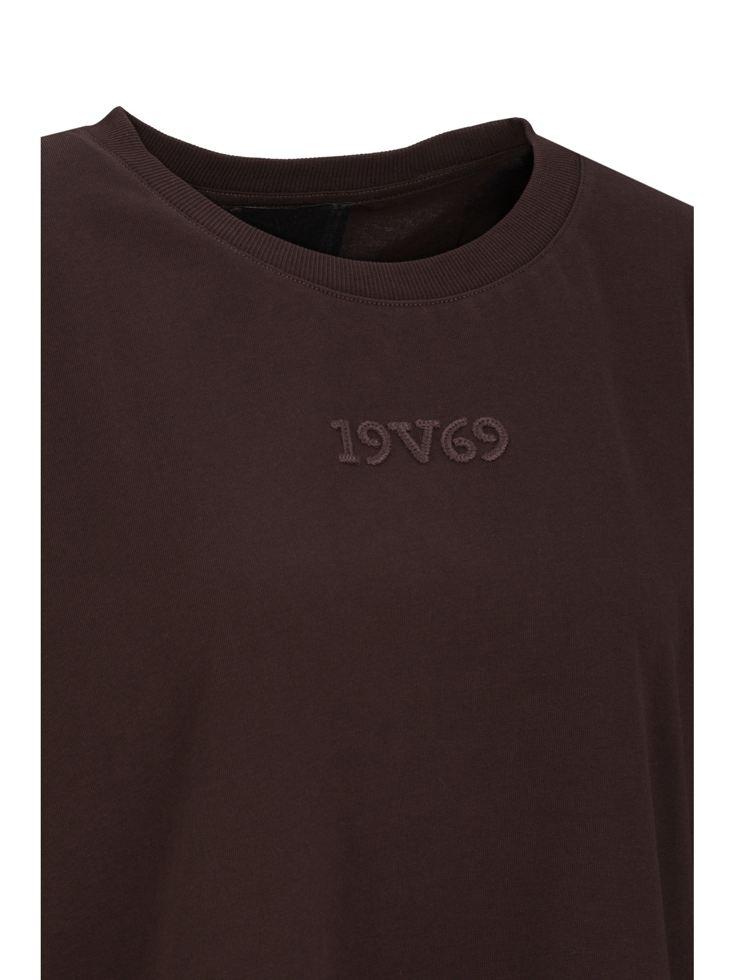 19V69 ITALIA Shirt ' Petonia Street ' in Bruin
