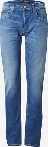 REPLAY Regular Jeans 'GROVER' i blå: framsida