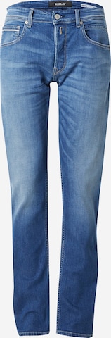 REPLAY Regular Jeans 'GROVER' in Blauw: voorkant