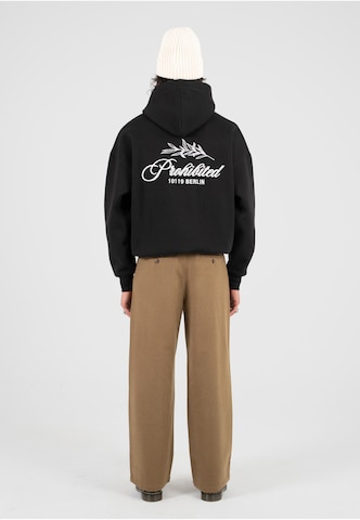 Sweat-shirt Prohibited en noir