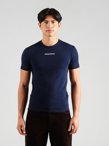 Emporio Armani - Camiseta en azul: frente
