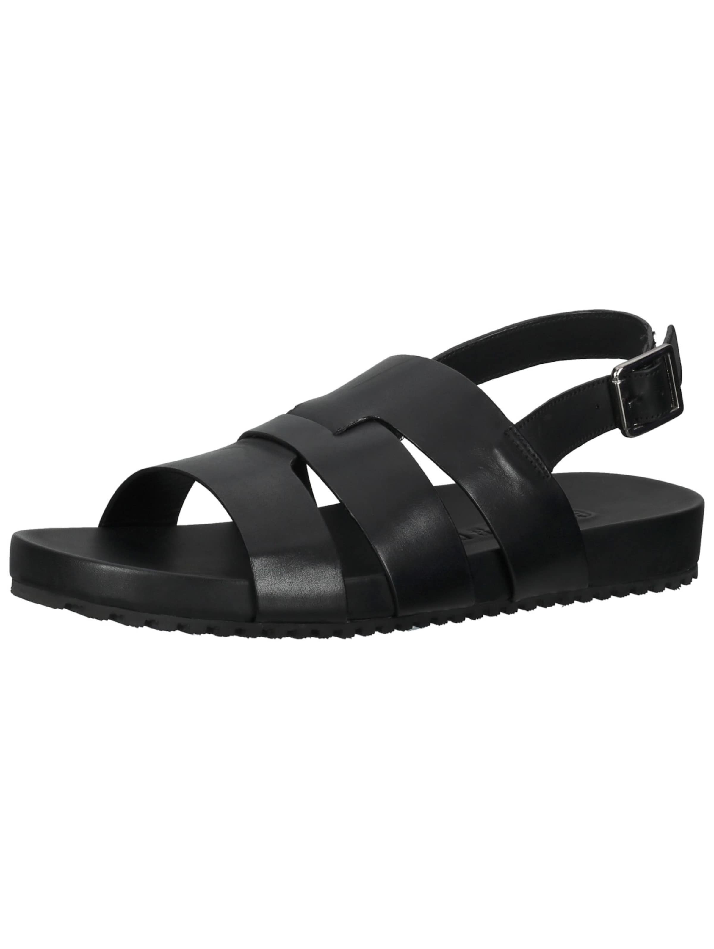 Gordon & Bros Sandaal, värv must: eest vaates