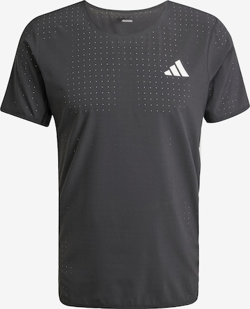 T-Shirt fonctionnel 'Adizero' ADIDAS PERFORMANCE en noir : devant