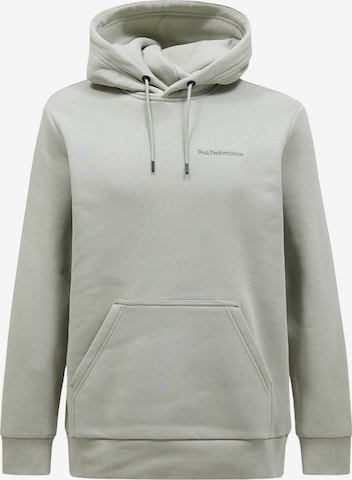 PEAK PERFORMANCE Sweatshirt in Groen: voorkant