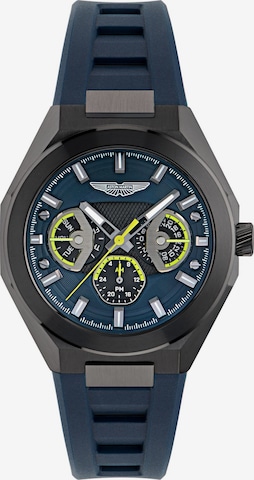 Aston Martin Sportuhr ' TKS W ' in Blau: Vorderseite