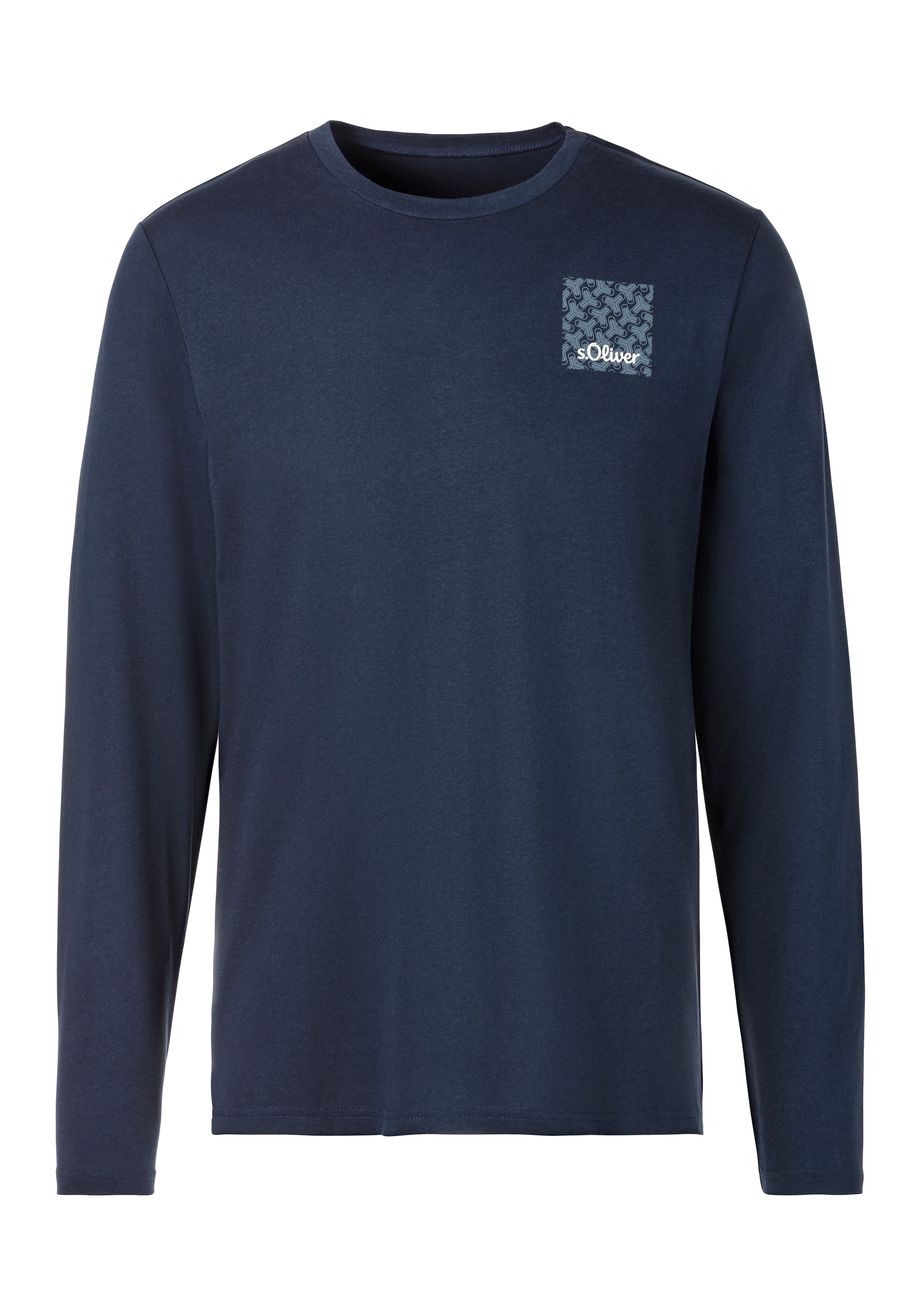 zils s.Oliver T-Krekls: no priekšpuses