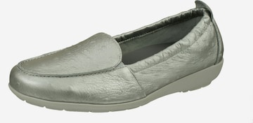 Natural Feet Classic Flats 'Aurelia' in Silver: front