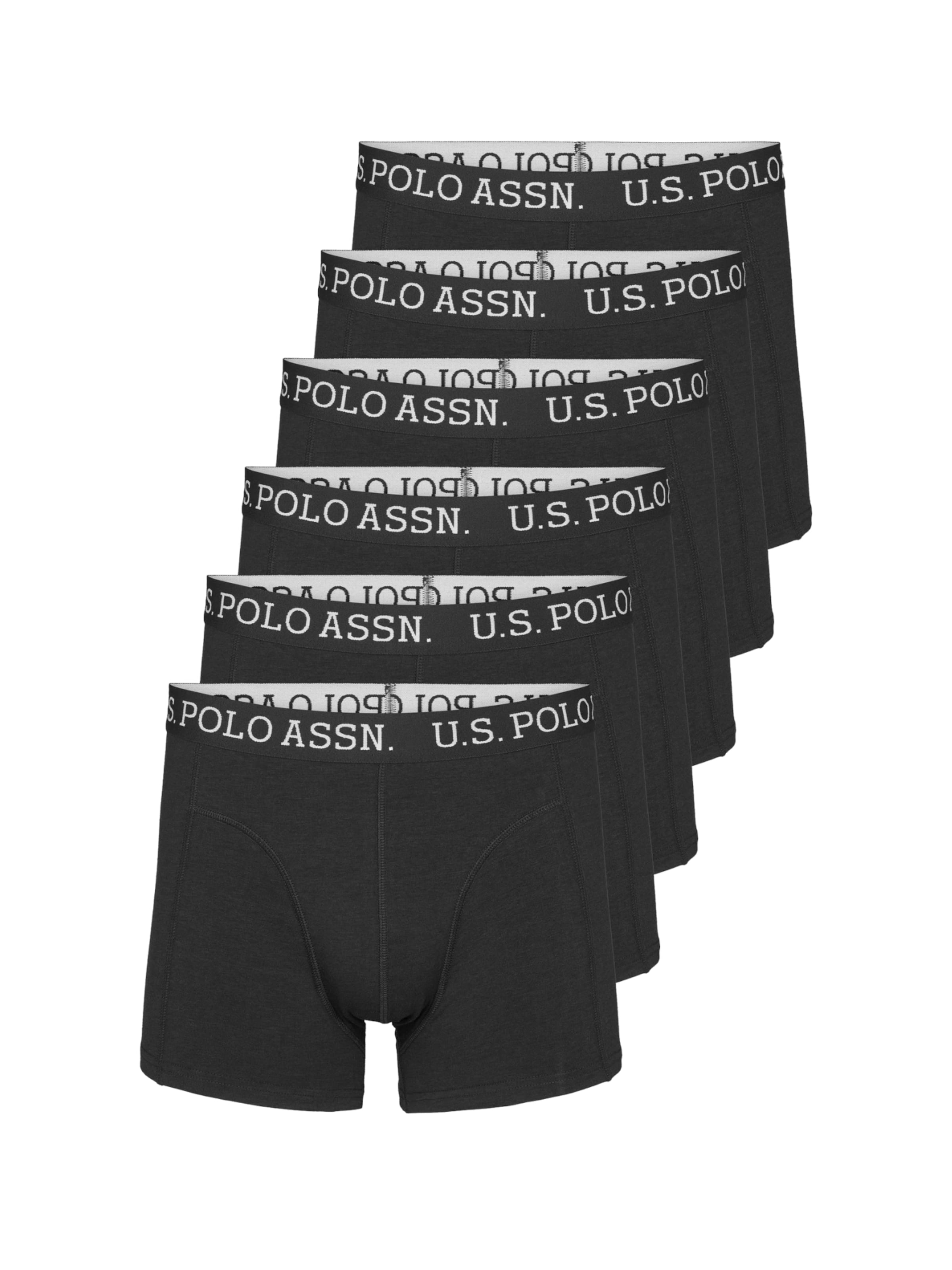 U.S. POLO ASSN. Boxerky 'Willy' – černá: přední strana