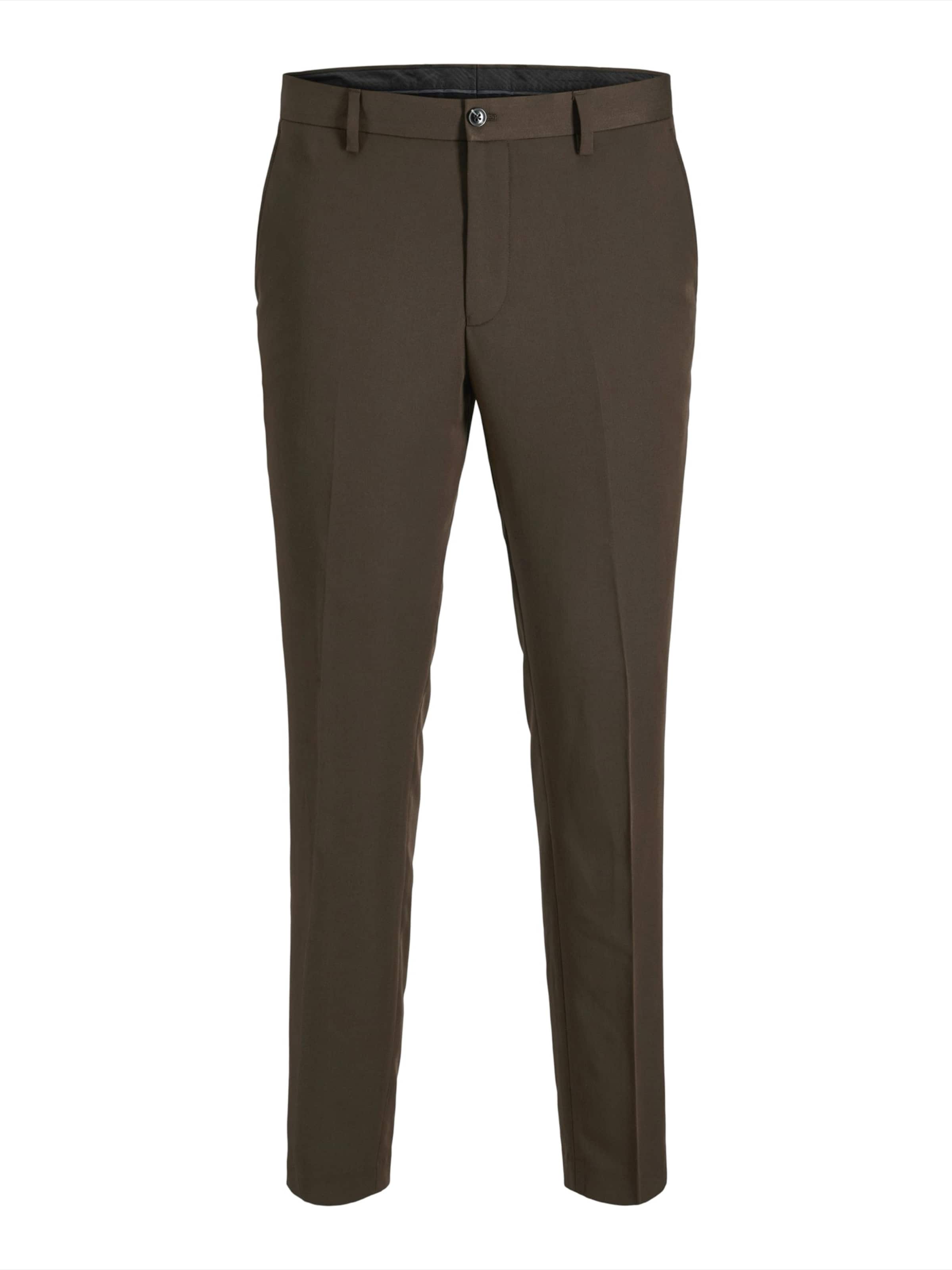 JACK & JONES Παντελόνι με τσάκιση 'JPRFranco' σε καφέ: μπροστά