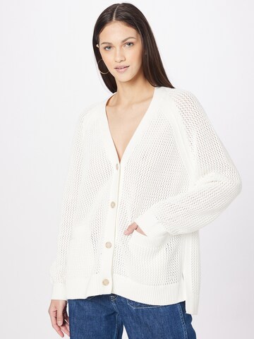 Marc O'Polo DENIM Knit Cardigan in White: front