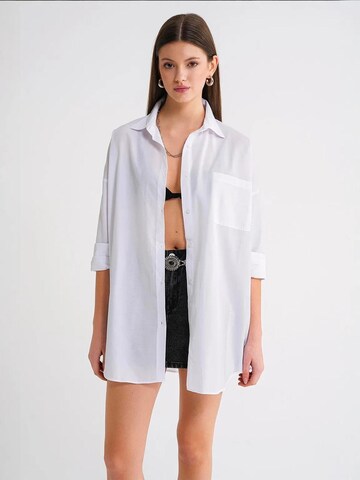 Camicia da donna di MixRay in bianco