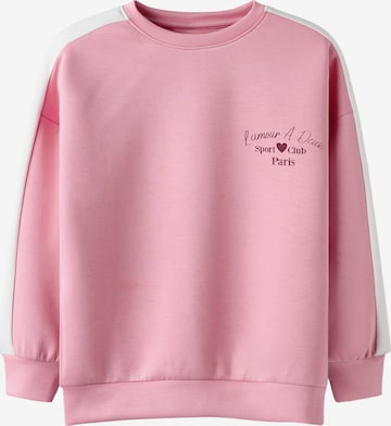 NAME IT Sweatshirt 'NEHA' in Lila: Vorderseite