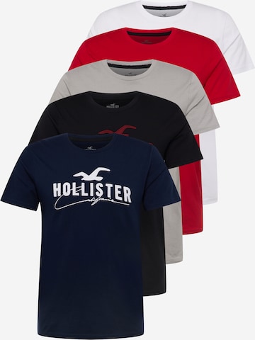 Tricou de la HOLLISTER pe albastru: față