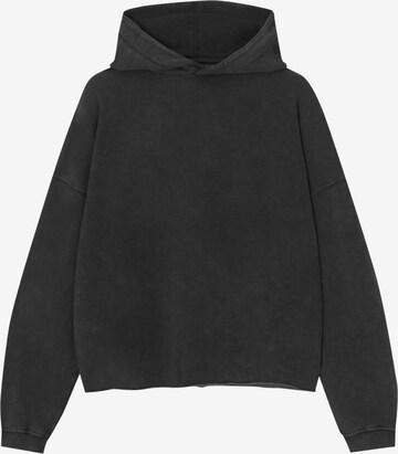 Sweat-shirt Pull&Bear en noir : devant