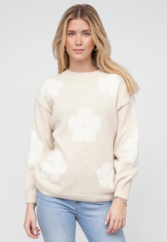 Cloud5ive Sweater in Beige: front