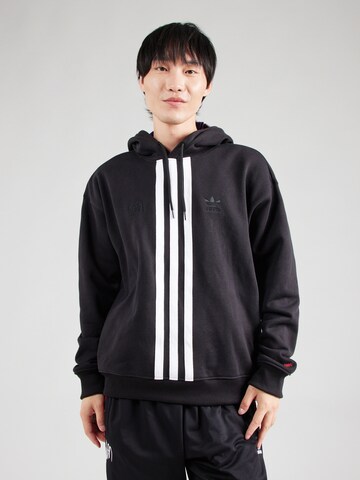 ADIDAS ORIGINALS - Sudadera 'Korn' en negro: frente