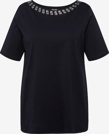 Ulla Popken Shirt in Blauw: voorkant