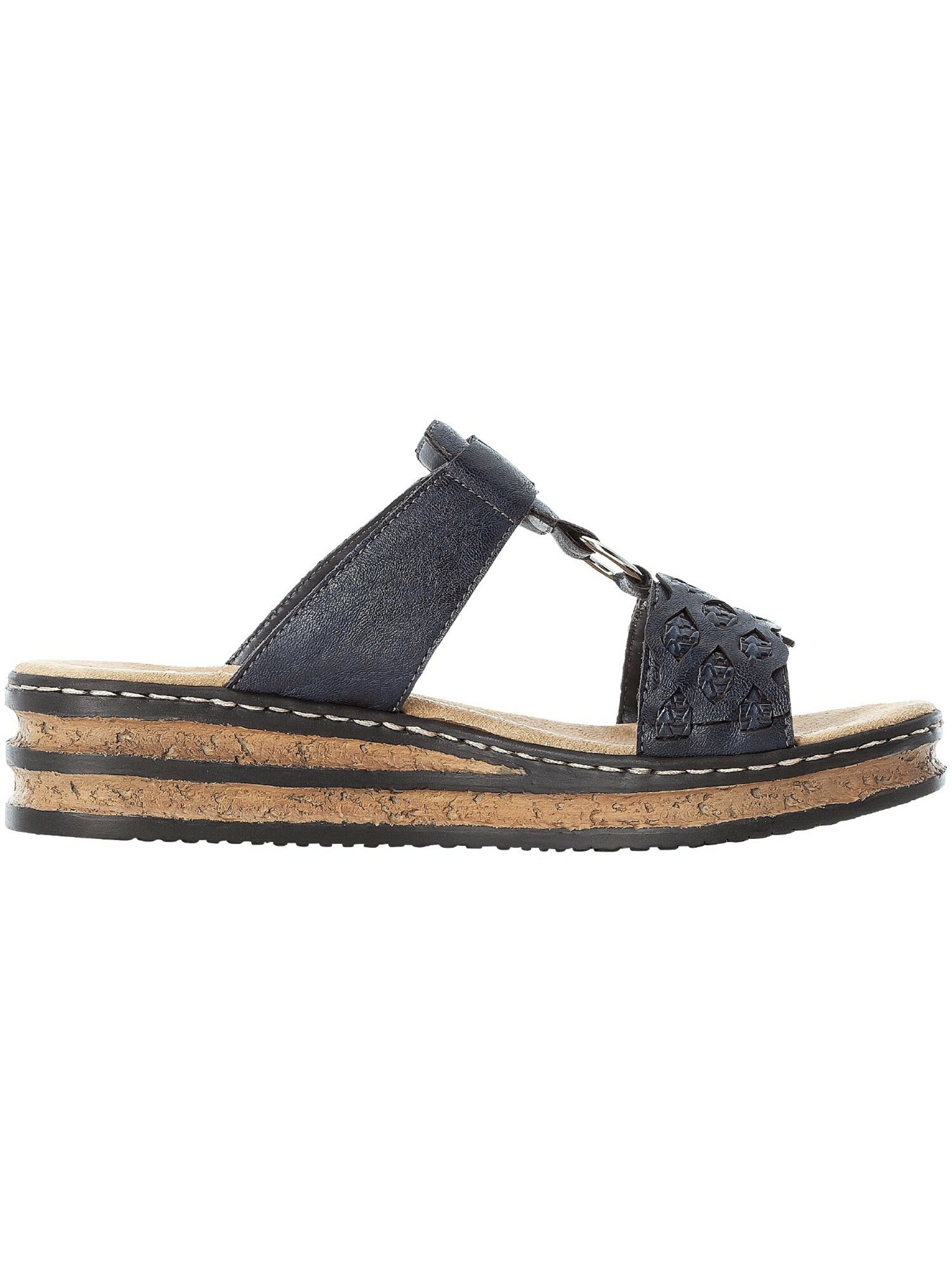 Rieker Mules in Blue