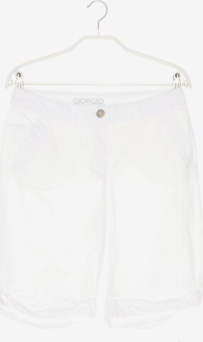 GIORGIO ARMANI Shorts in S in White: front