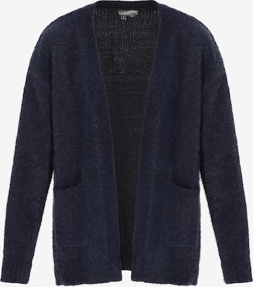 DreiMaster Vintage Gebreid vest 'Vintage' in Blauw: voorkant