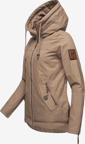 NAVAHOO Between-Season Jacket 'Wekoo' in Brown