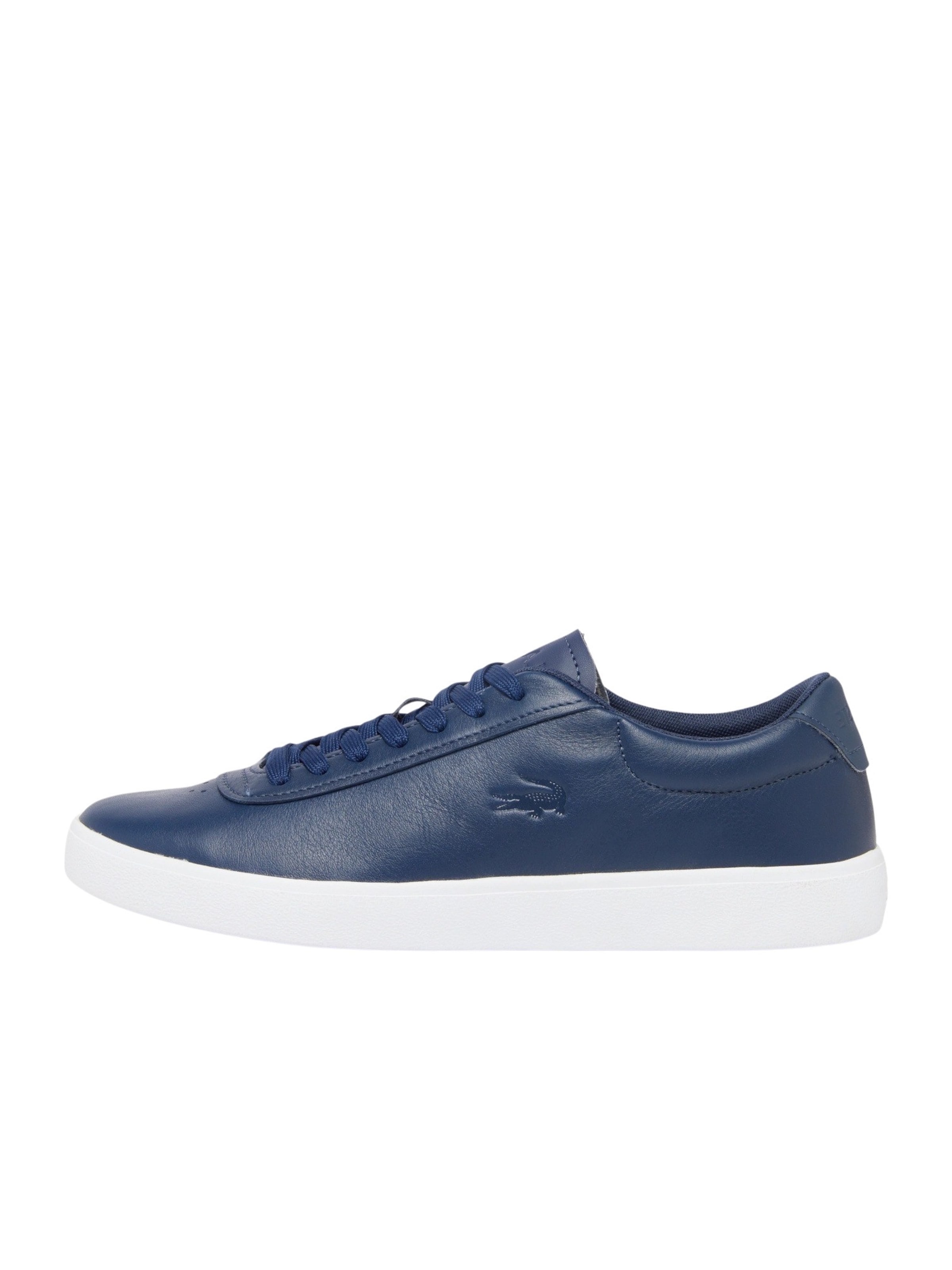 LACOSTE Platform trainers 'Baseshot Evo' in Blue: front