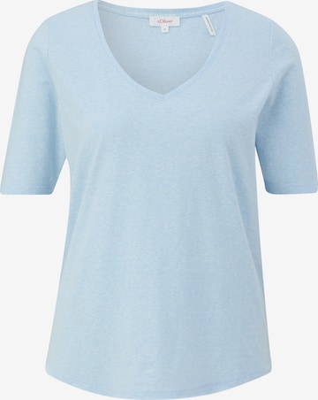 T-shirt s.Oliver en bleu : devant