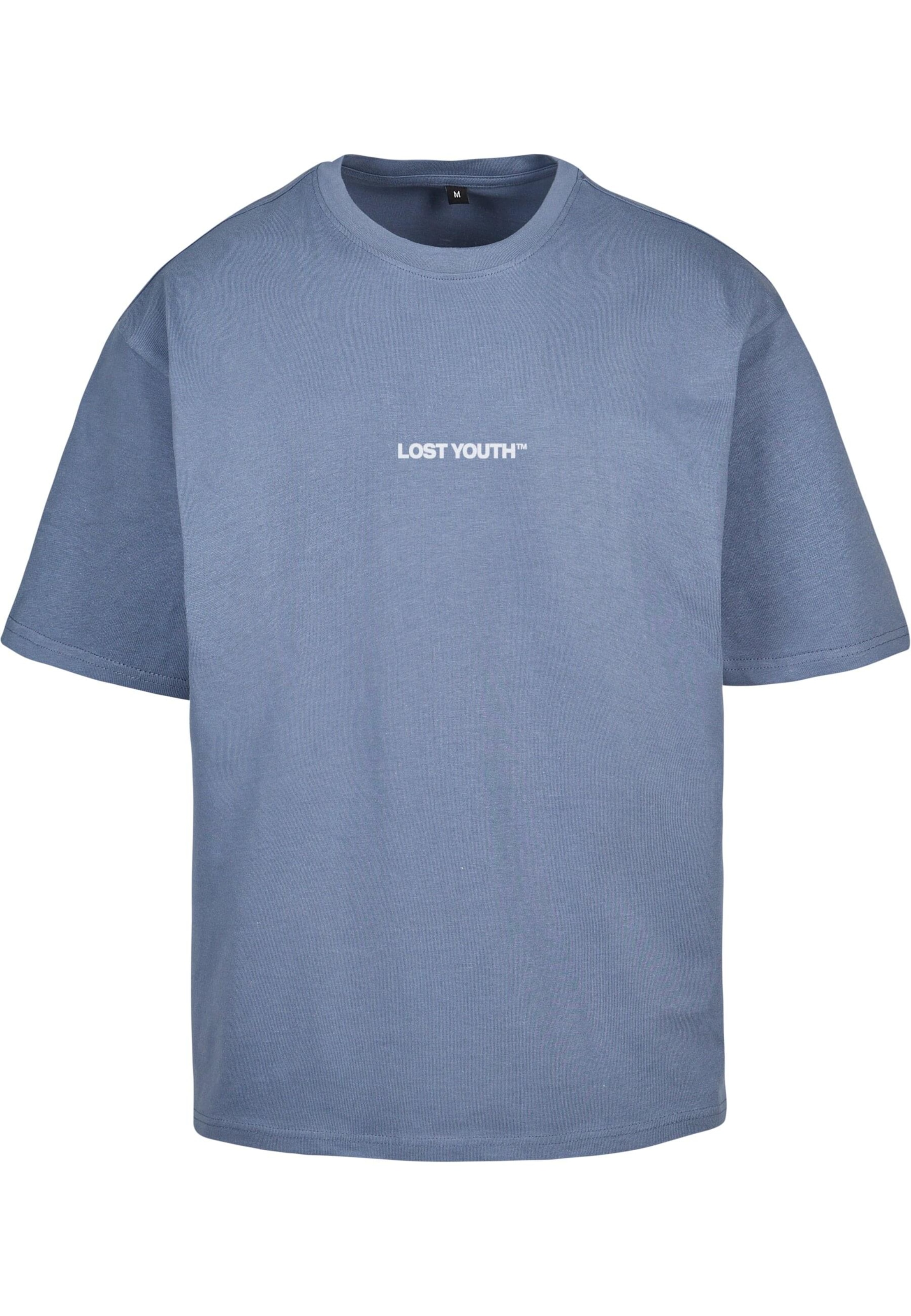 Maglietta 'Chaos ' di Lost Youth in blu: frontale
