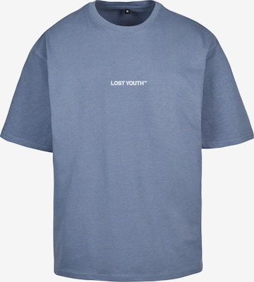 Lost Youth Shirt 'Chaos ' in Blauw: voorkant