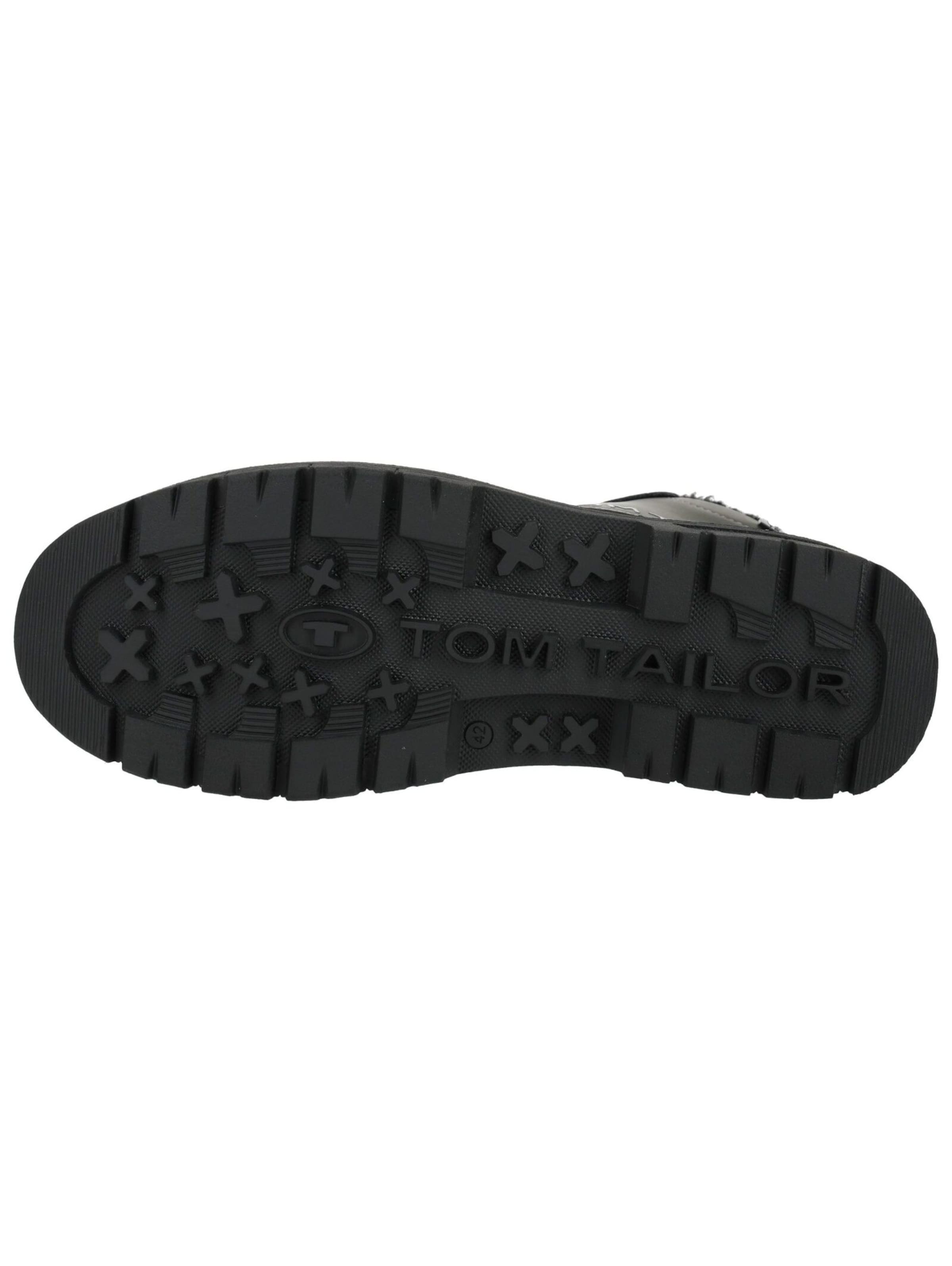 TOM TAILOR - Botas con cordones en verde