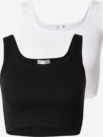 Palaidinė be rankovių iš Happiness İstanbul, spalva – juoda / balta, Prekių apžvalga