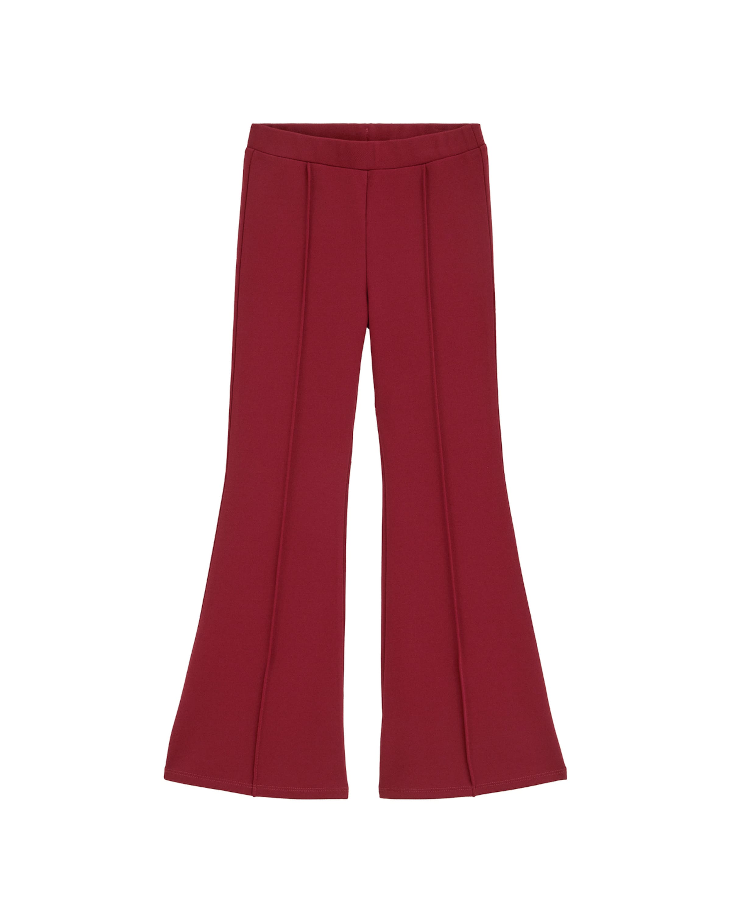 WE Fashion Flared Leggings in Red: front
