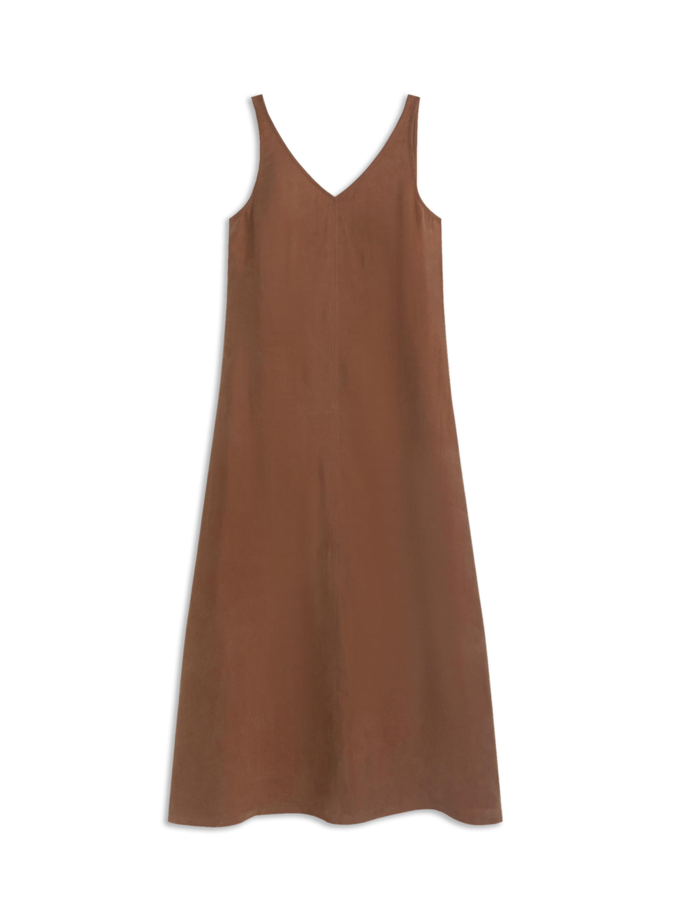 Thinking MU Dress ' SADE ' in Brown: front