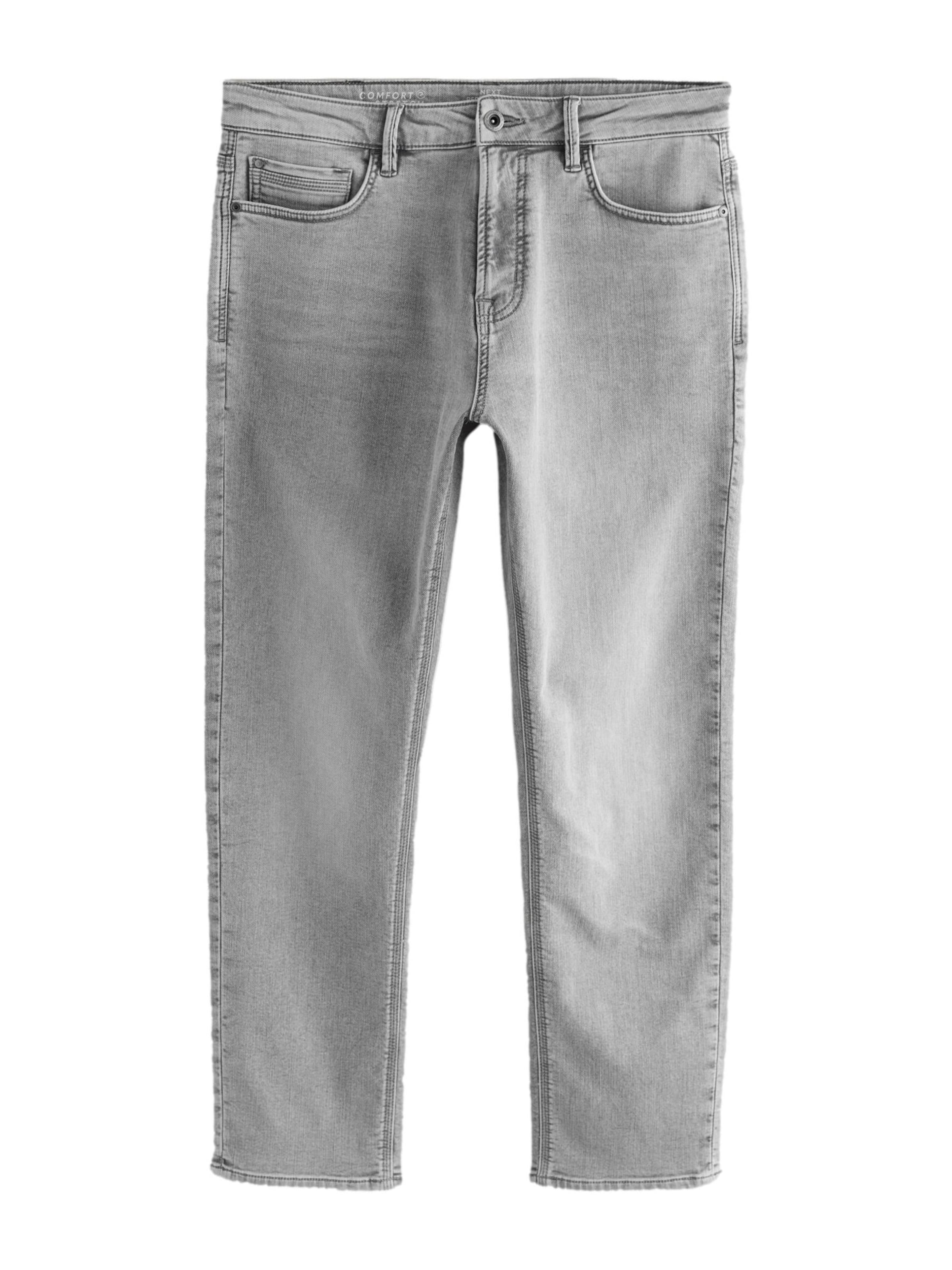 Next Slimfit Farkut värissä harmaa: etupuoli