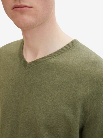 TOM TAILOR Regular fit Sweater in Green