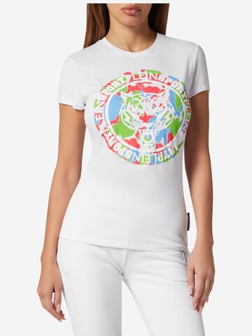 Plein Sport Shirt 'Carbon Tiger' in White