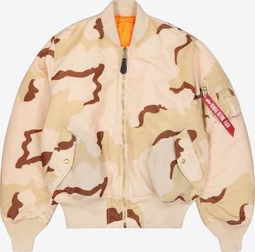 ALPHA INDUSTRIES Välikausitakki 'MA-1 Heritage' värissä beige: etupuoli