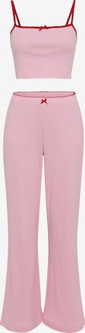 LSCN by LASCANA Pyjama in Pink: Vorderseite