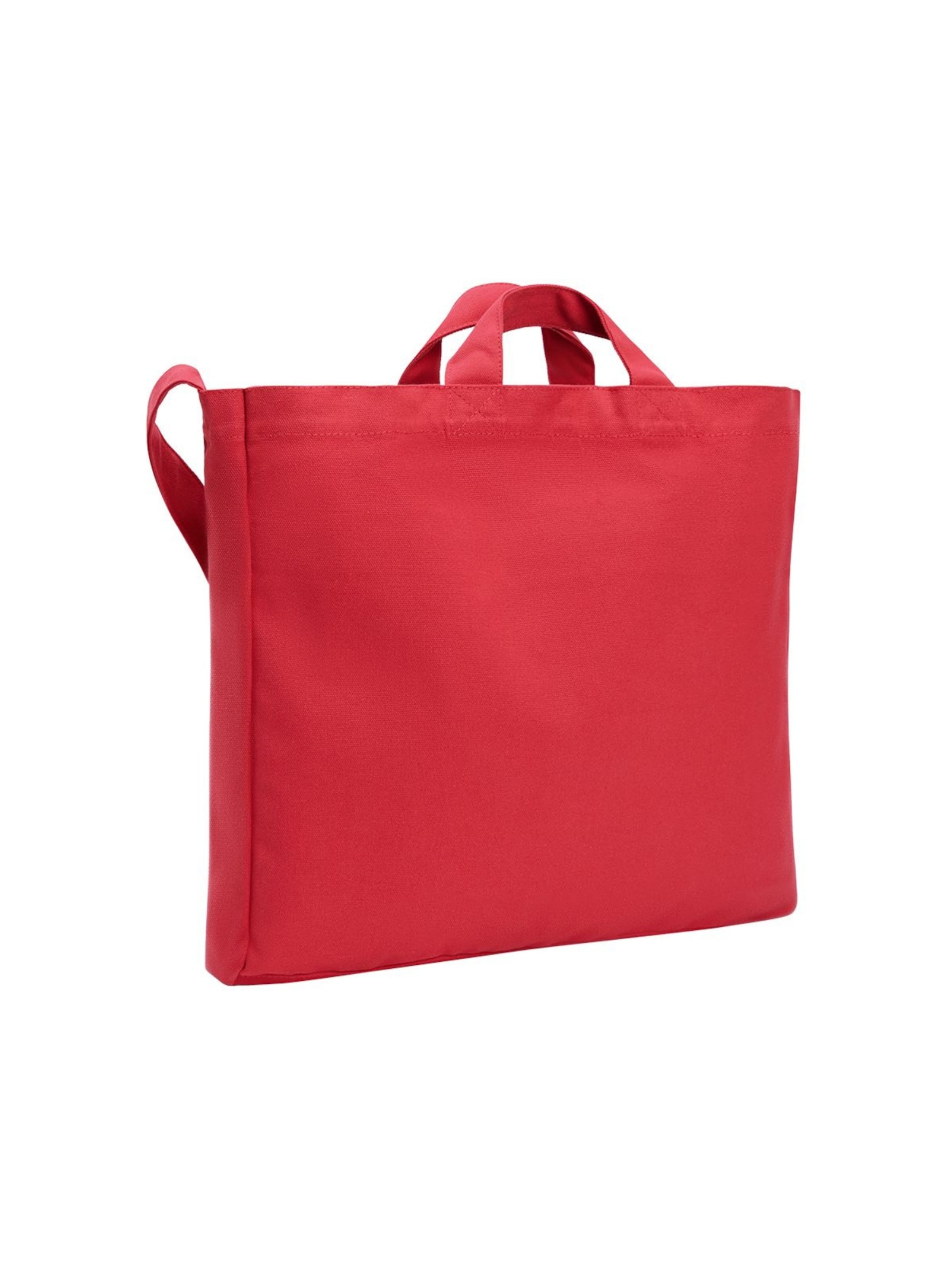 WALLIEN Schoudertas 'Premium Tote Bag' in Rood