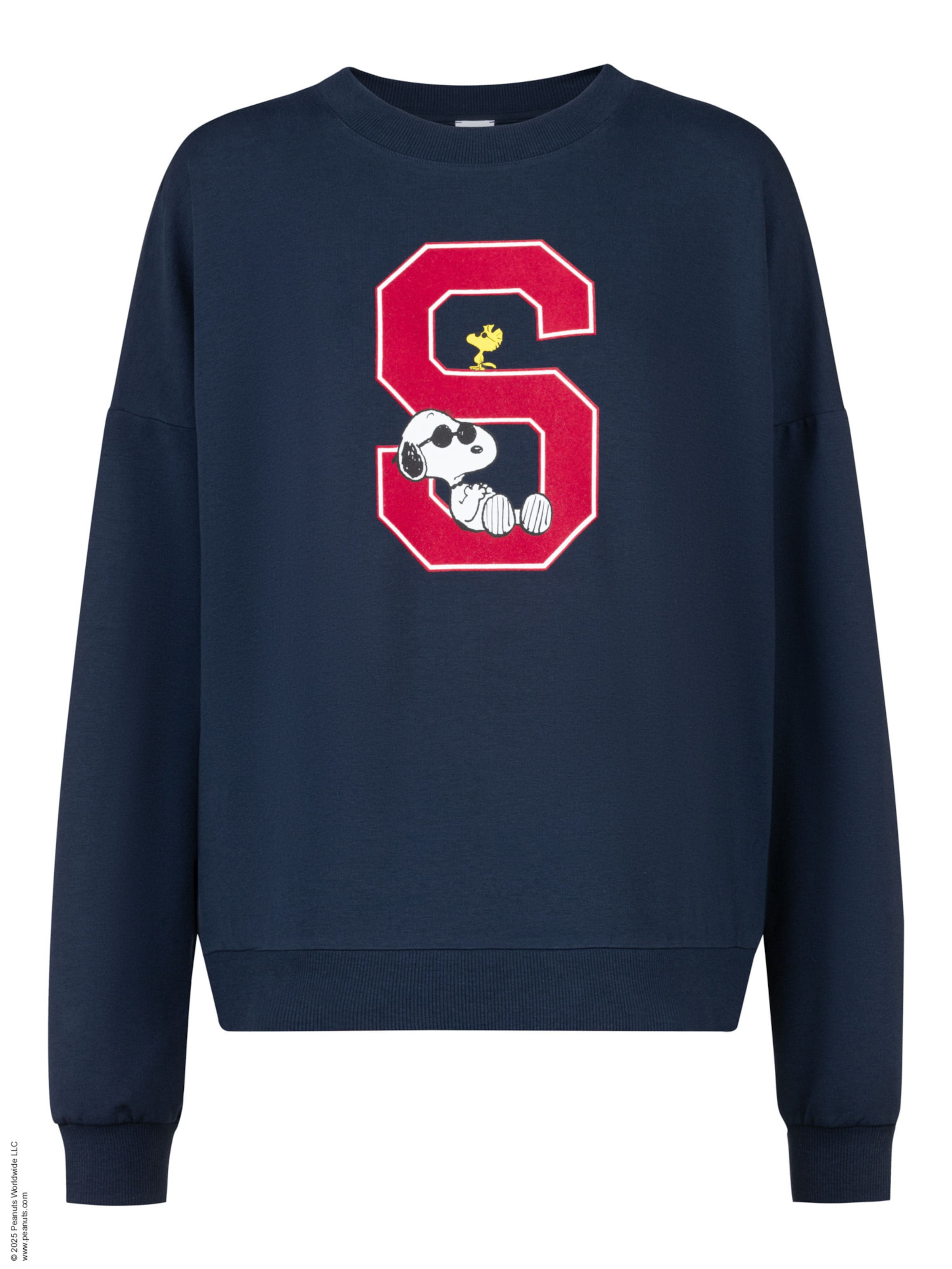 Mey Sweatshirt in de kleur Marine / Rood / Wit, Productweergave