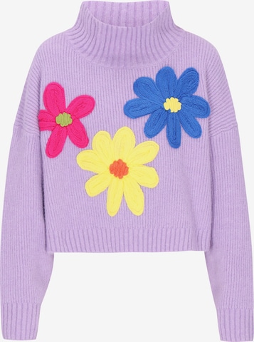 purpurinė IZIA Laisvas megztinis 'Fashion Look': priekis