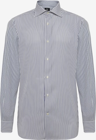 Coupe regular Chemise Boggi Milano en bleu : devant