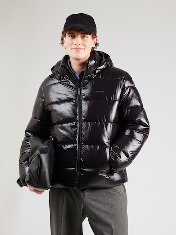 Geacă de iarnă de la Calvin Klein pe negru: față