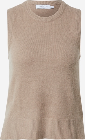 MSCH COPENHAGEN Sweater 'Zenie' in Beige: front