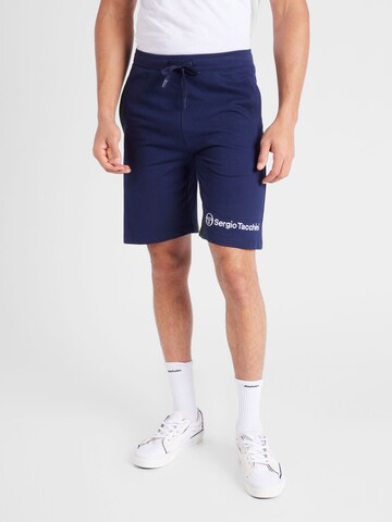 Regular Pantaloni 'ASIS' de la Sergio Tacchini pe albastru: față