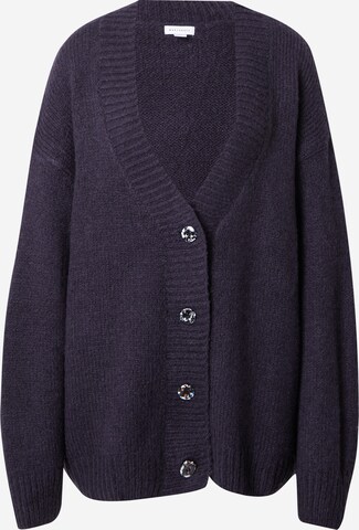 Warehouse Knit Cardigan in Blue: front