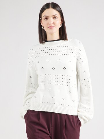 Pullover 'VIRil' di VILA in bianco: frontale
