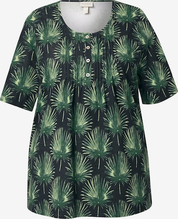 Ulla Popken Shirt in Schwarz: Vorderseite