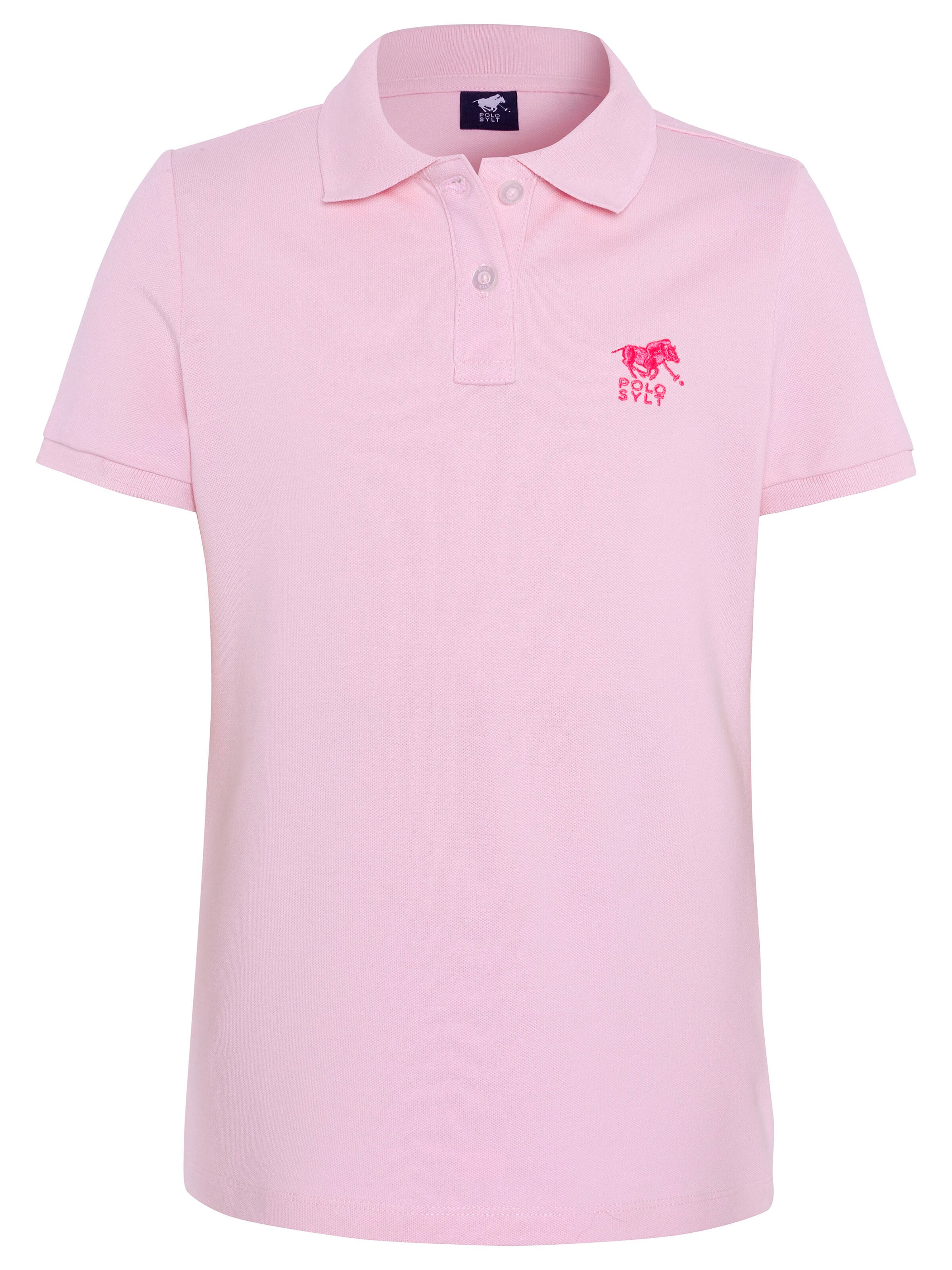 Polo Sylt Shirt in Pink: front