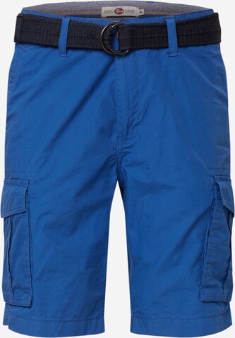 Petrol Industries Cargo Pants in Blue: front